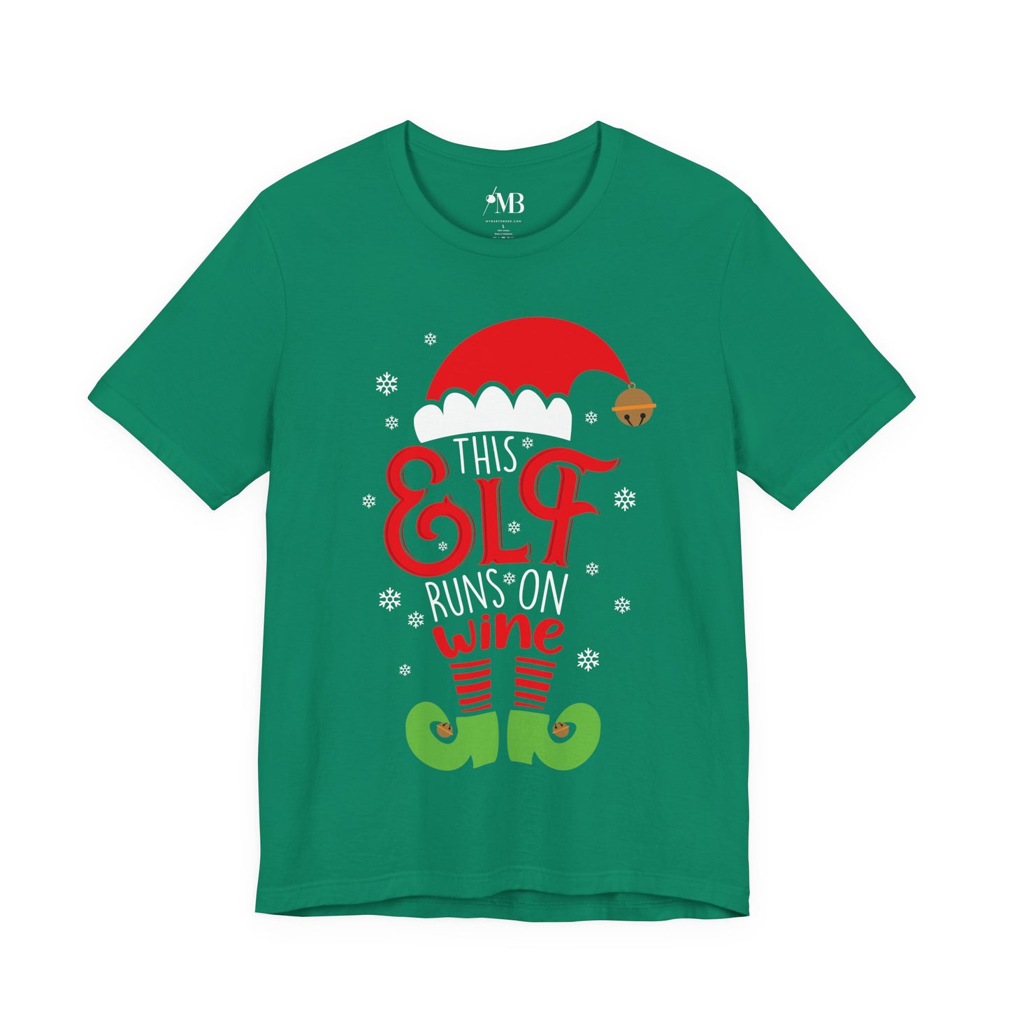 This Elf Runs On Wine T-Shirt