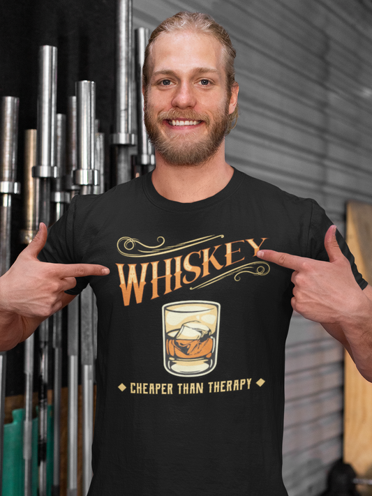 Whiskey - Cheaper Than Therapy T-shirt