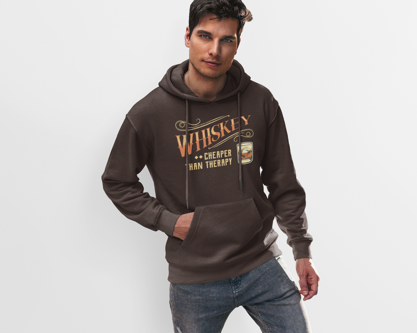 Whiskey - Cheaper Than Therapy Hoodie