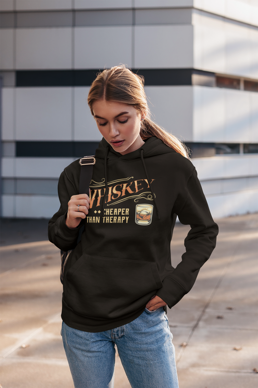 Whiskey - Cheaper Than Therapy Hoodie