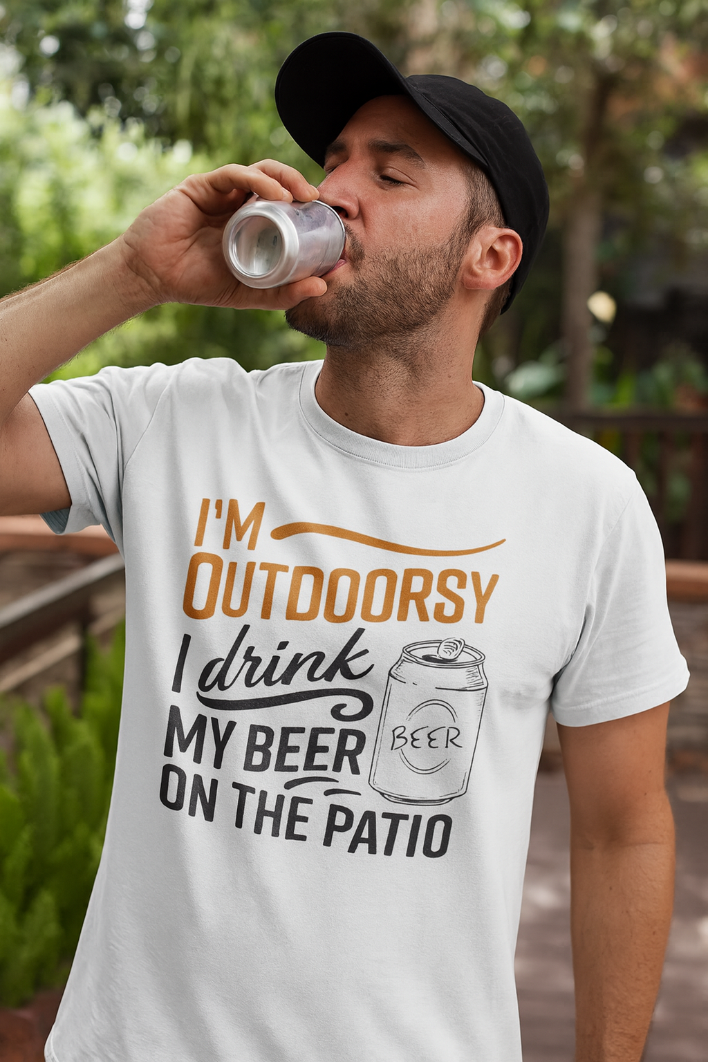 I'm Outdoorsy, I Drink My Beer On The Patio T-Shirt
