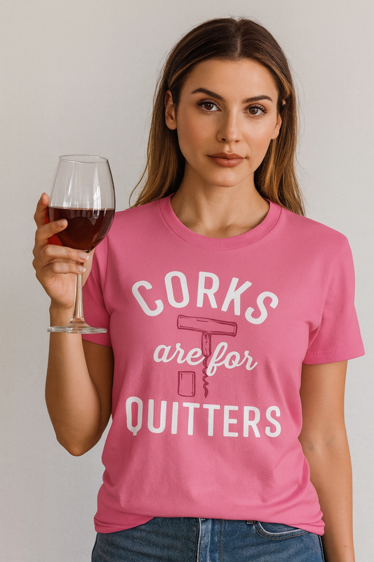 Corks Are For Quitters T-Shirt