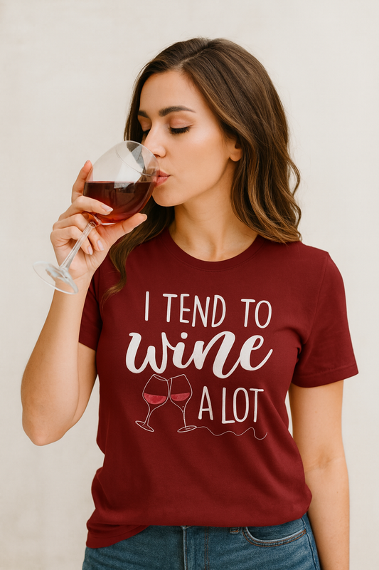 I Tend To Wine A Lot T-Shirt