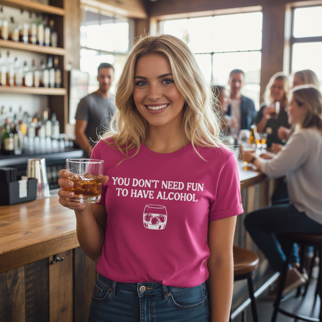You Don't Need Fun To Have Alcohol T-Shirt