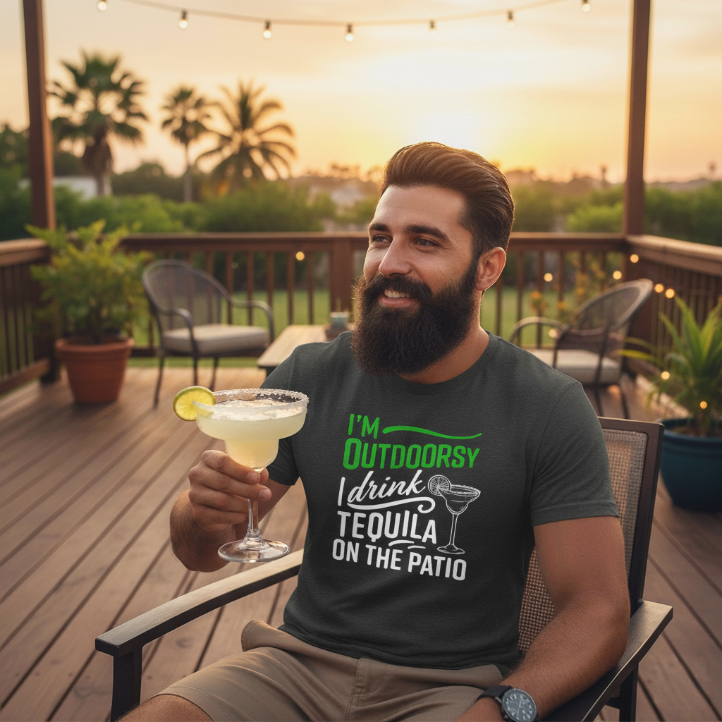 I'm Outdoorsy, I Drink Tequila On The Patio T-Shirt