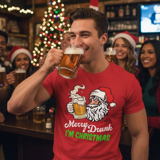 Merry Drunk I'm Christmas T-Shirt