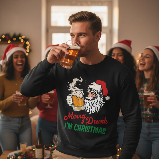 Merry Drunk, I'm Christmas Sweatshirt