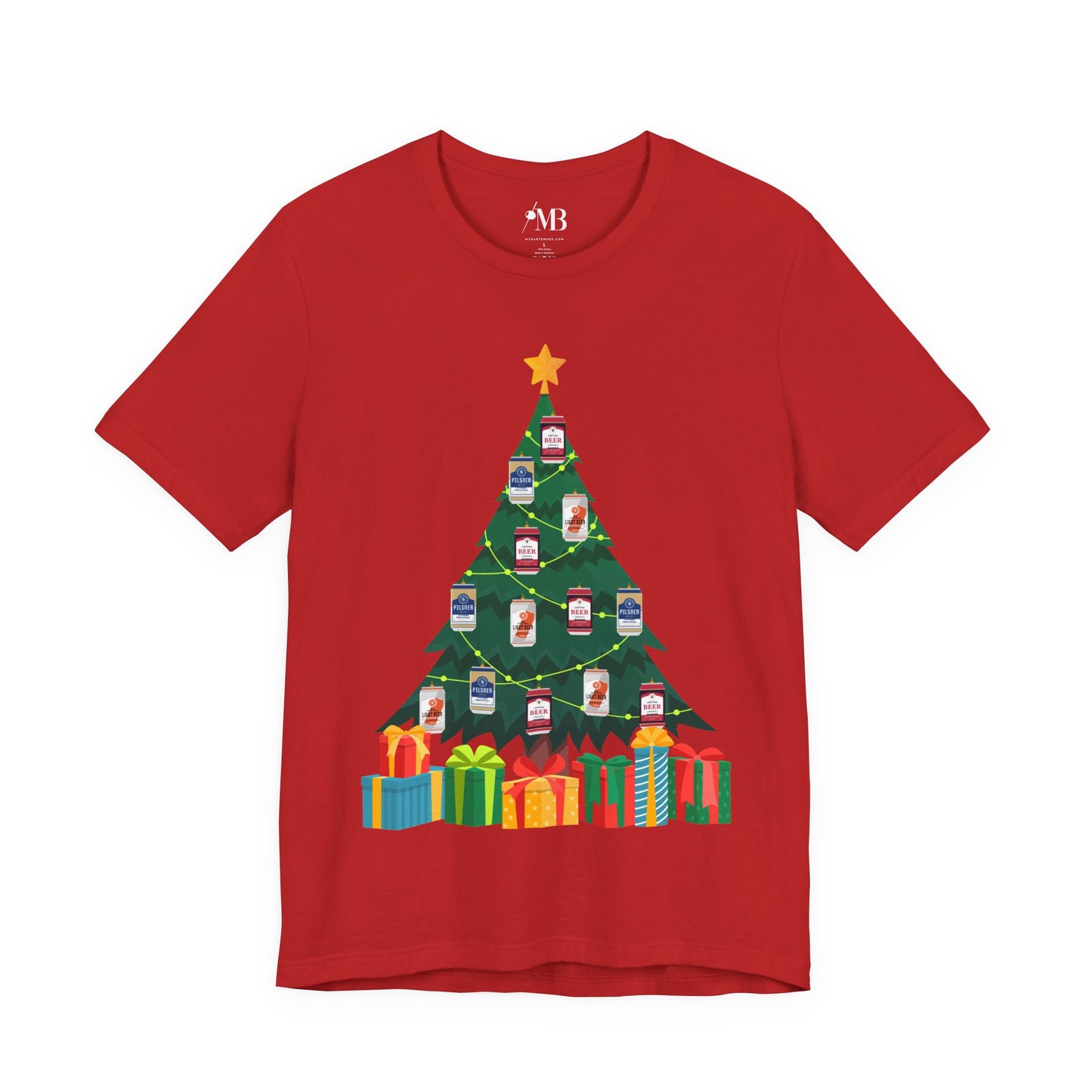 Beer Can Christmas Tree T-Shirt