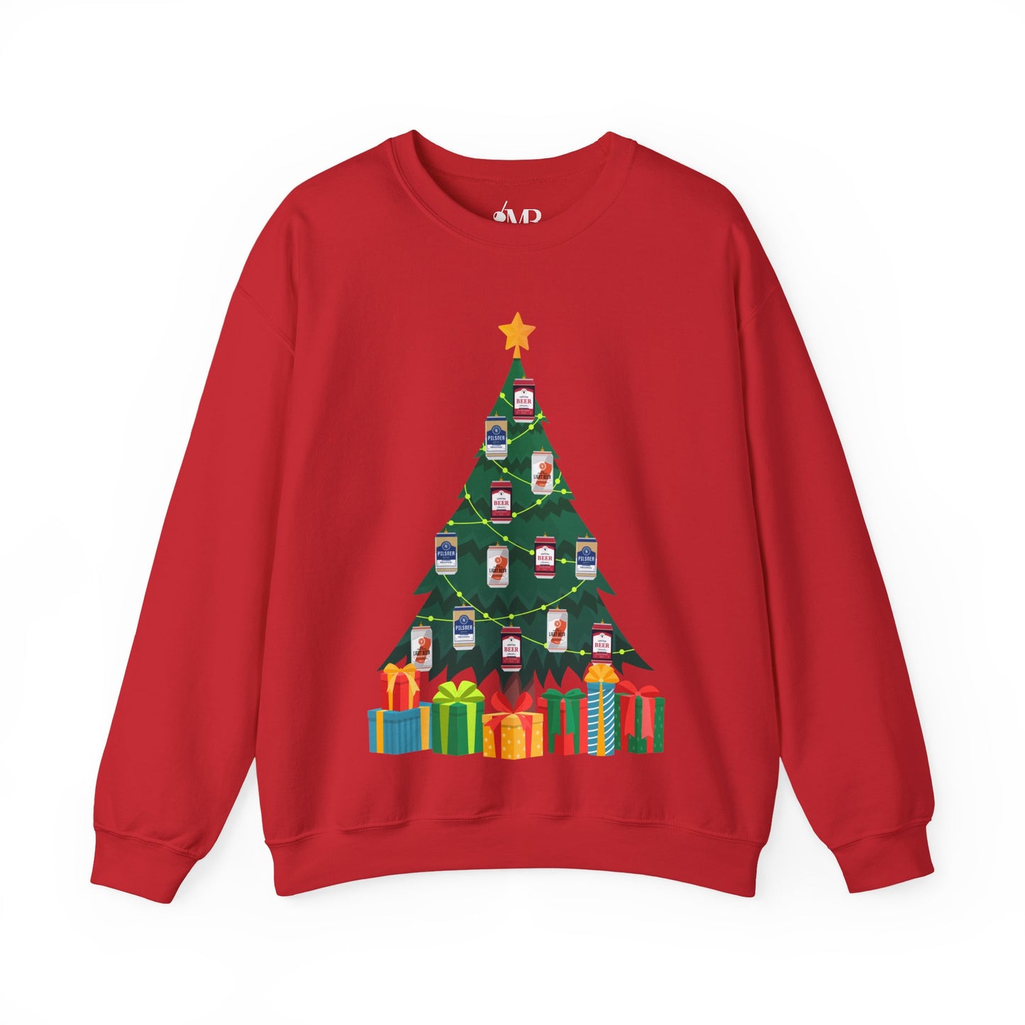 Beer Can Ornament Christmas Tree Sweatshirt