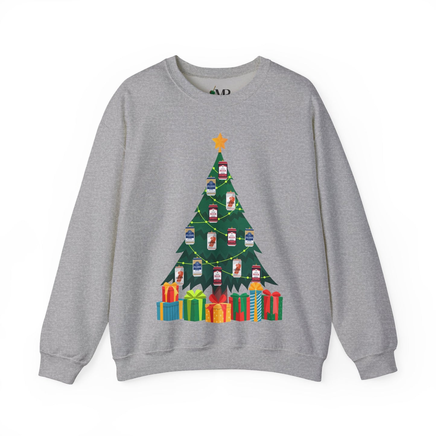 Beer Can Ornament Christmas Tree Sweatshirt
