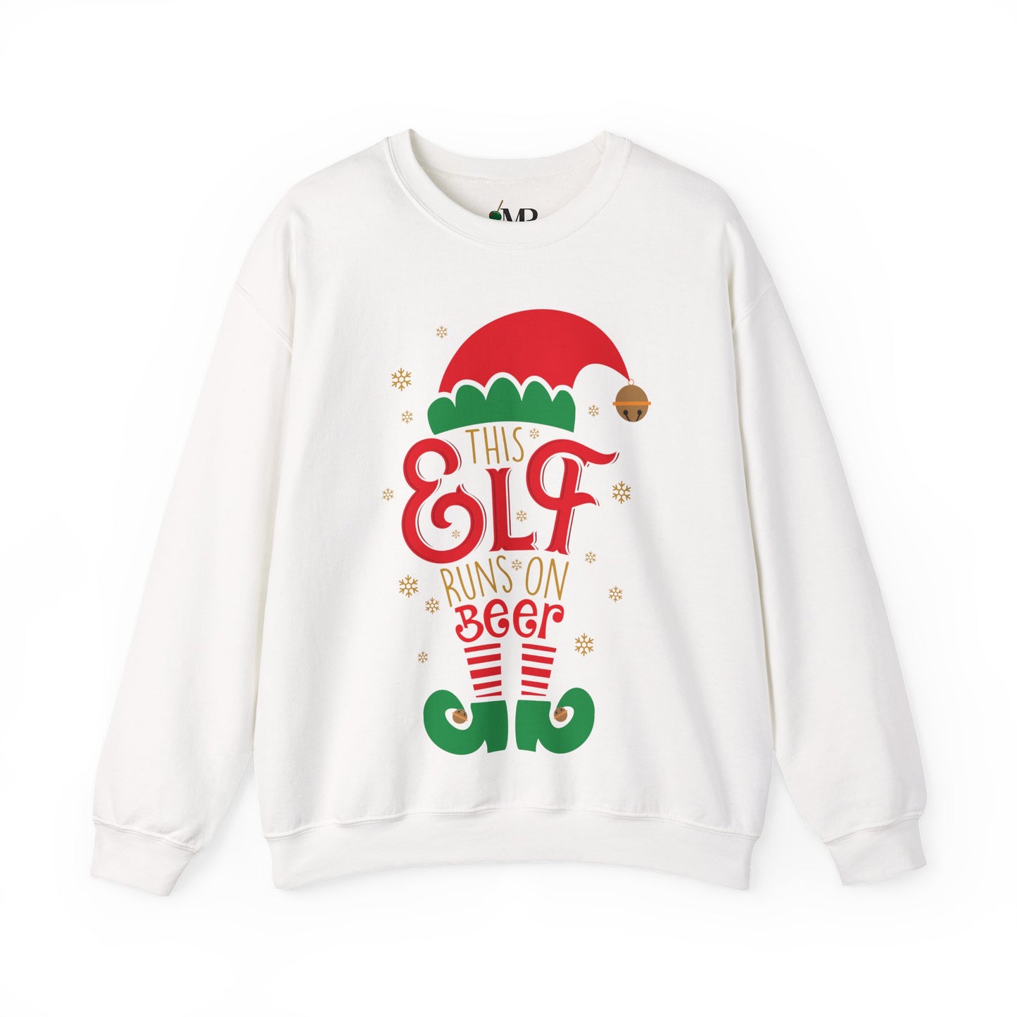 This Elf Runs On Beer Sweatshirt