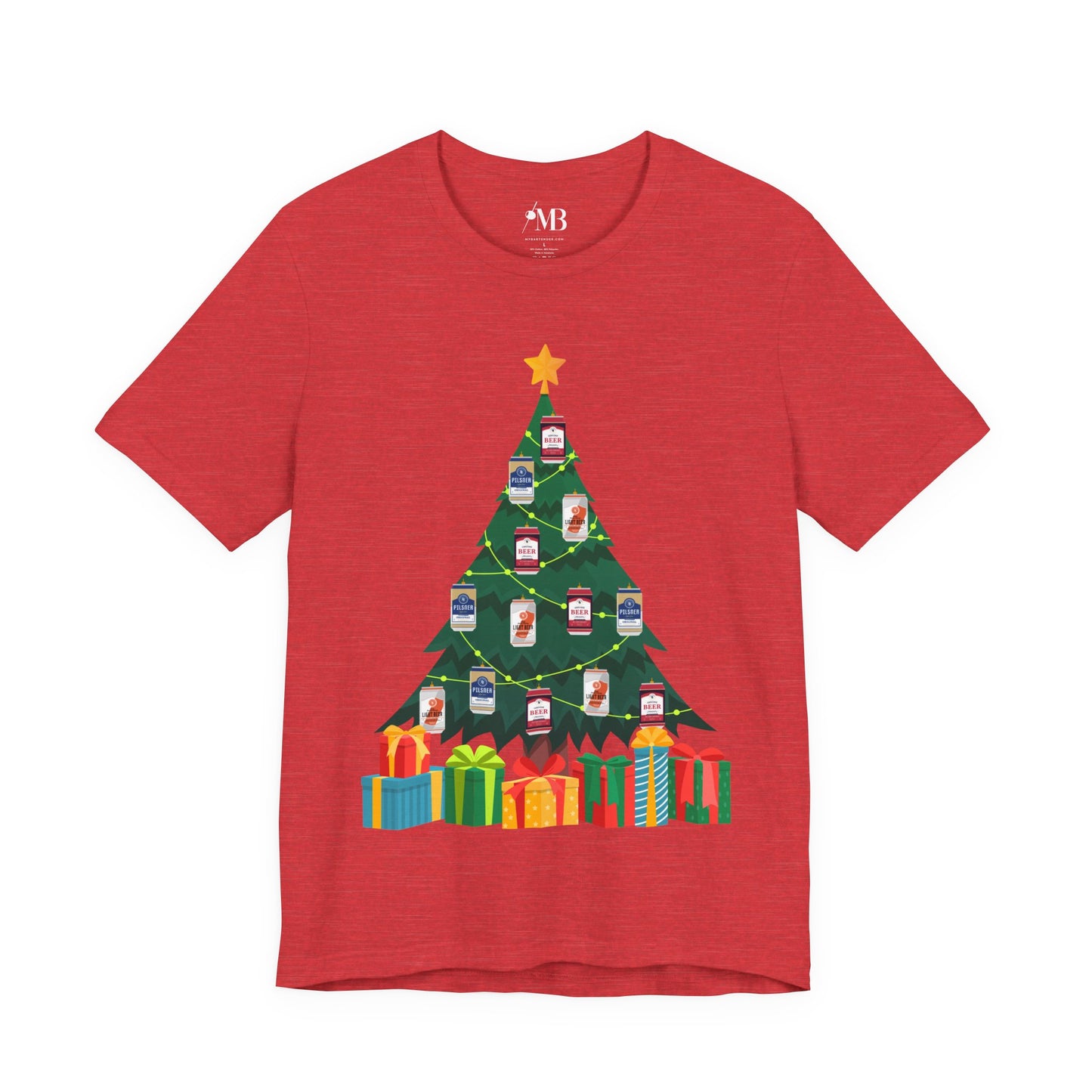Beer Can Christmas Tree T-Shirt
