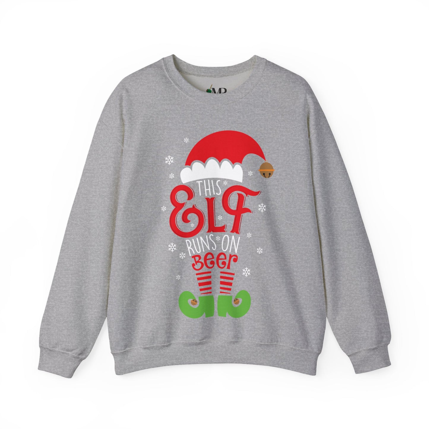 This Elf Runs On Beer Sweatshirt