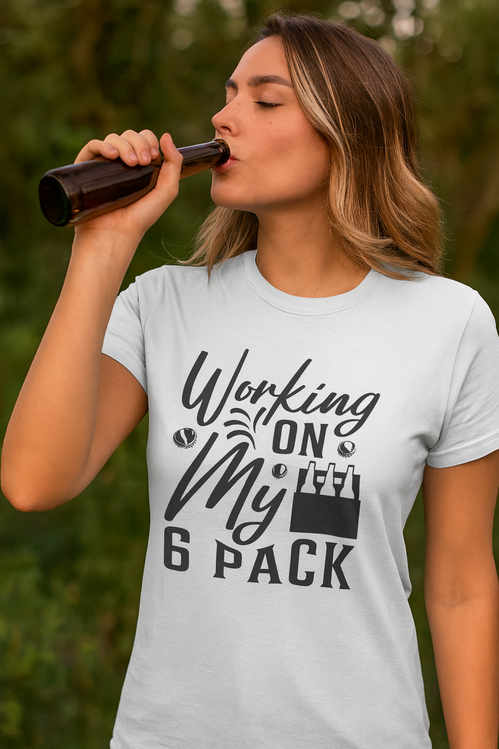 Working On My 6 Pack T-Shirt