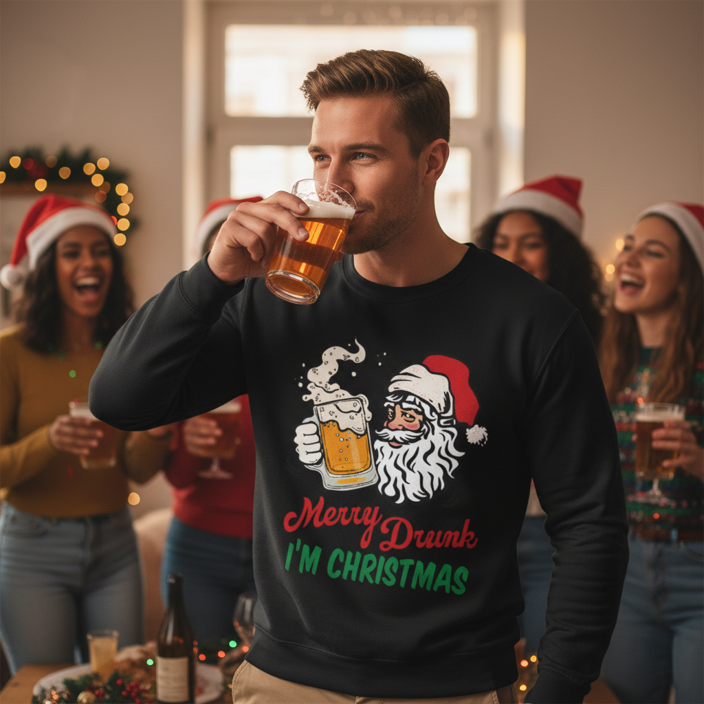Merry Drunk, I'm Christmas Sweatshirt