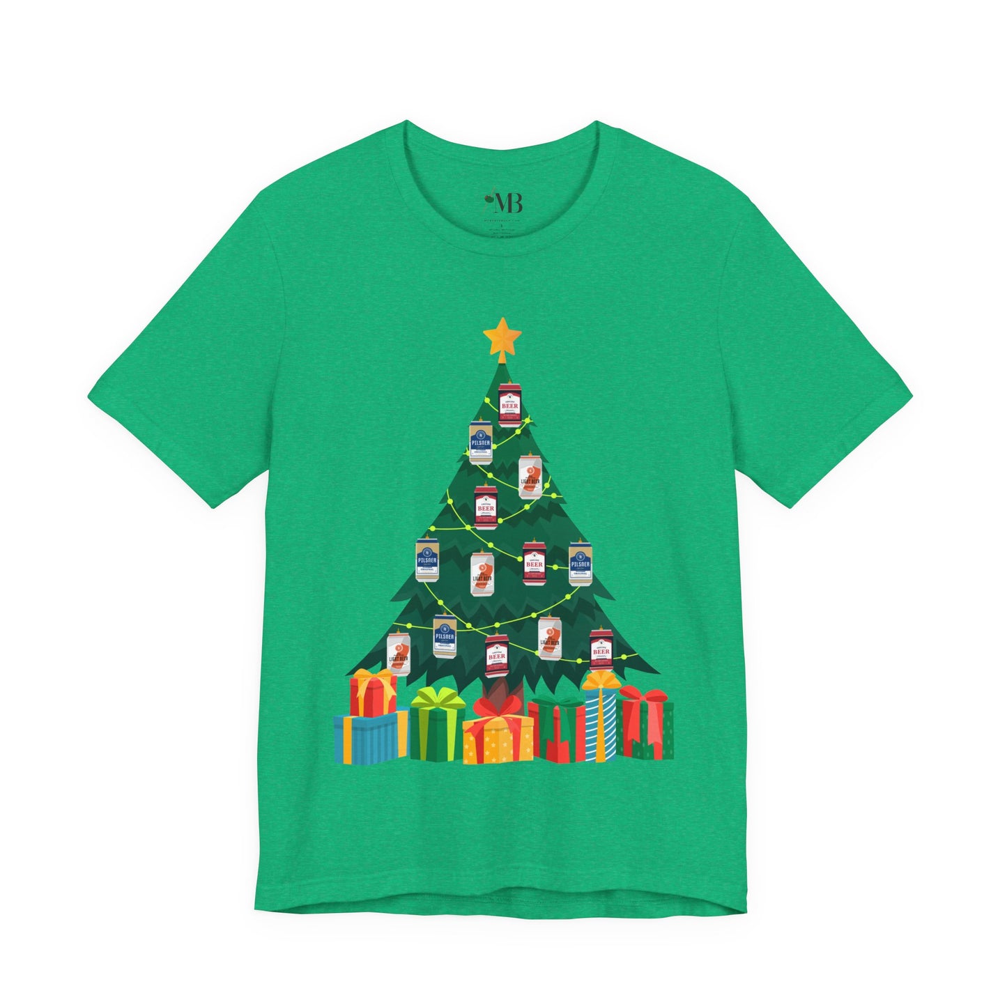 Beer Can Christmas Tree T-Shirt