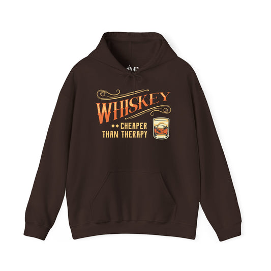 Whiskey - Cheaper Than Therapy Hoodie