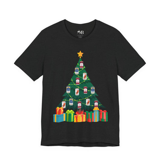 Beer Can Christmas Tree T-Shirt