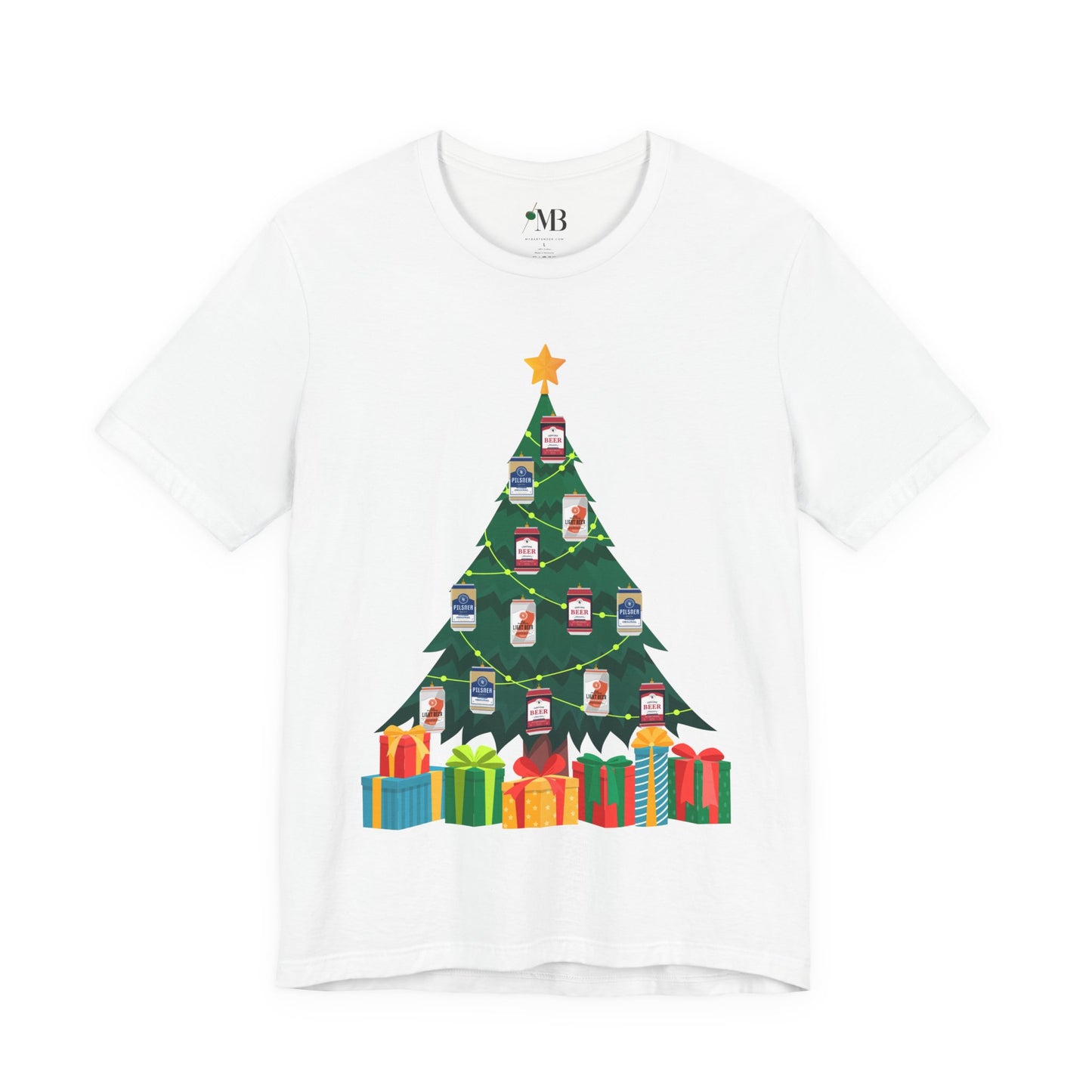 Beer Can Christmas Tree T-Shirt