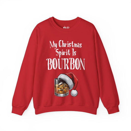 My Christmas Spirit Is Bourbon Sweatshirt