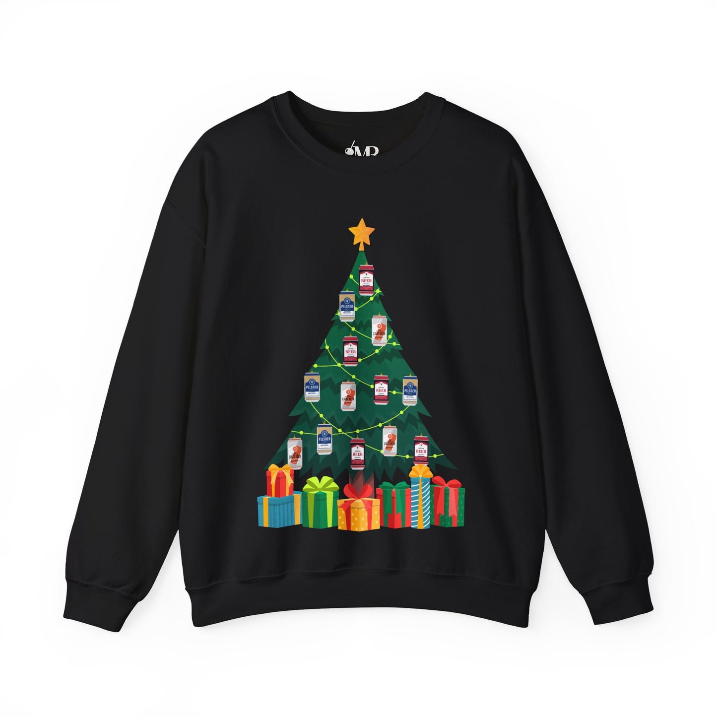 Beer Can Ornament Christmas Tree Sweatshirt
