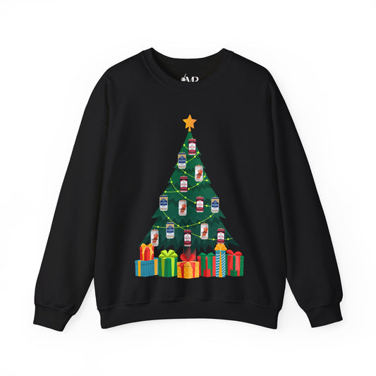 Beer Can Ornament Christmas Tree Sweatshirt